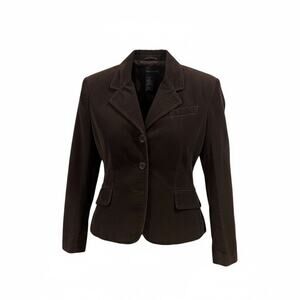 The Limited - Brown Corduroy Tailored Blazer | Classic Structured Jacket